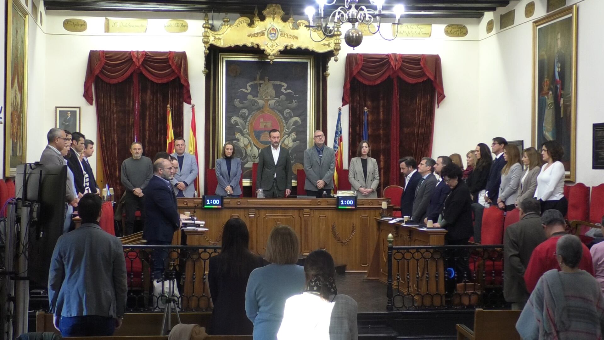 Minuto de silencio por Alberdi