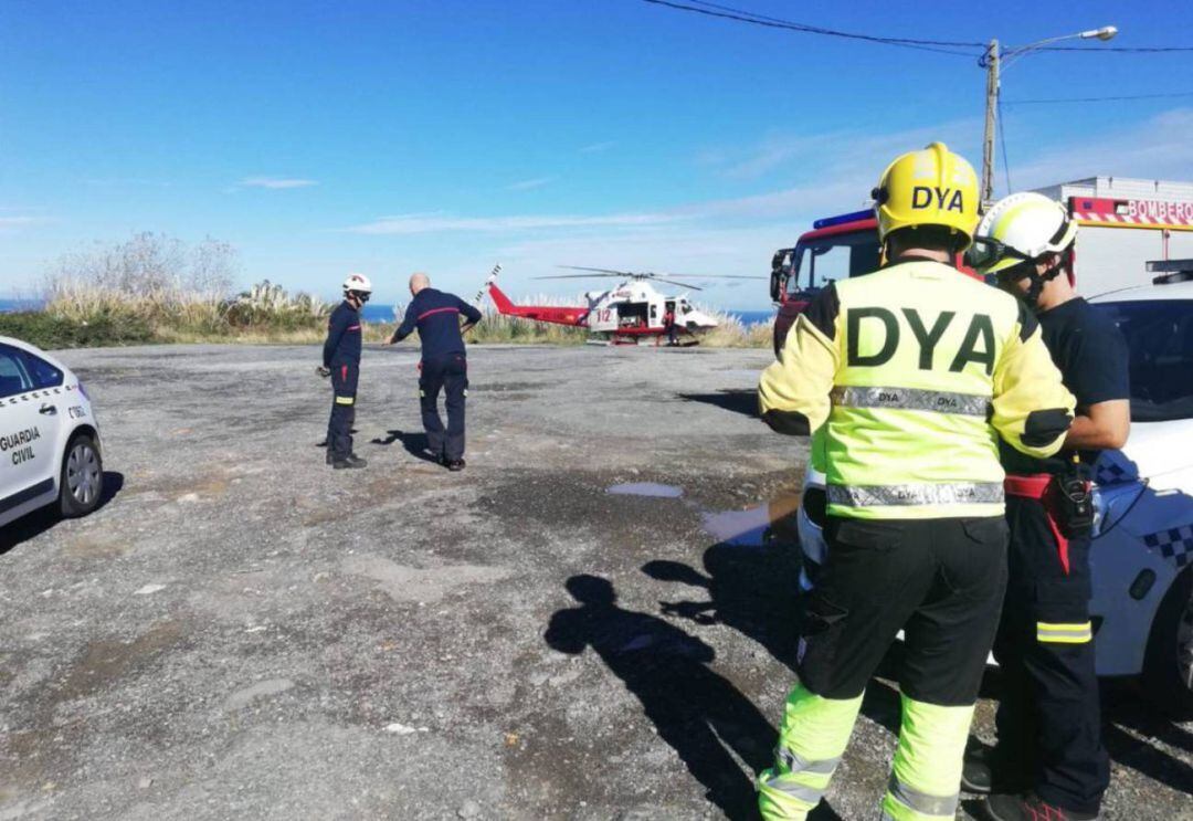 Zona en la que apareció el joven de Irún fallecido en los acantilados de Saltacaballo. 