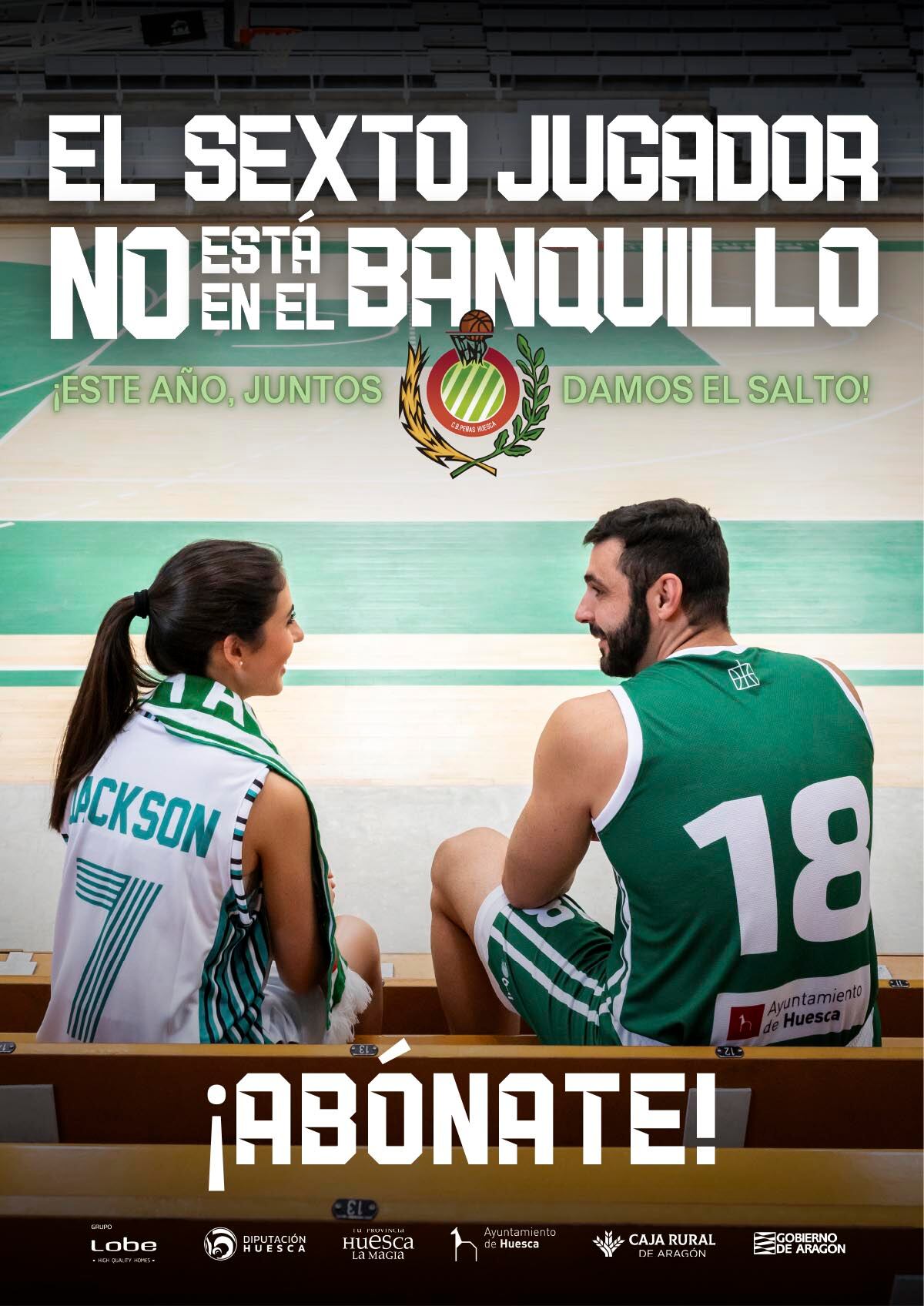 Cartel campaña de abonados del Peñas