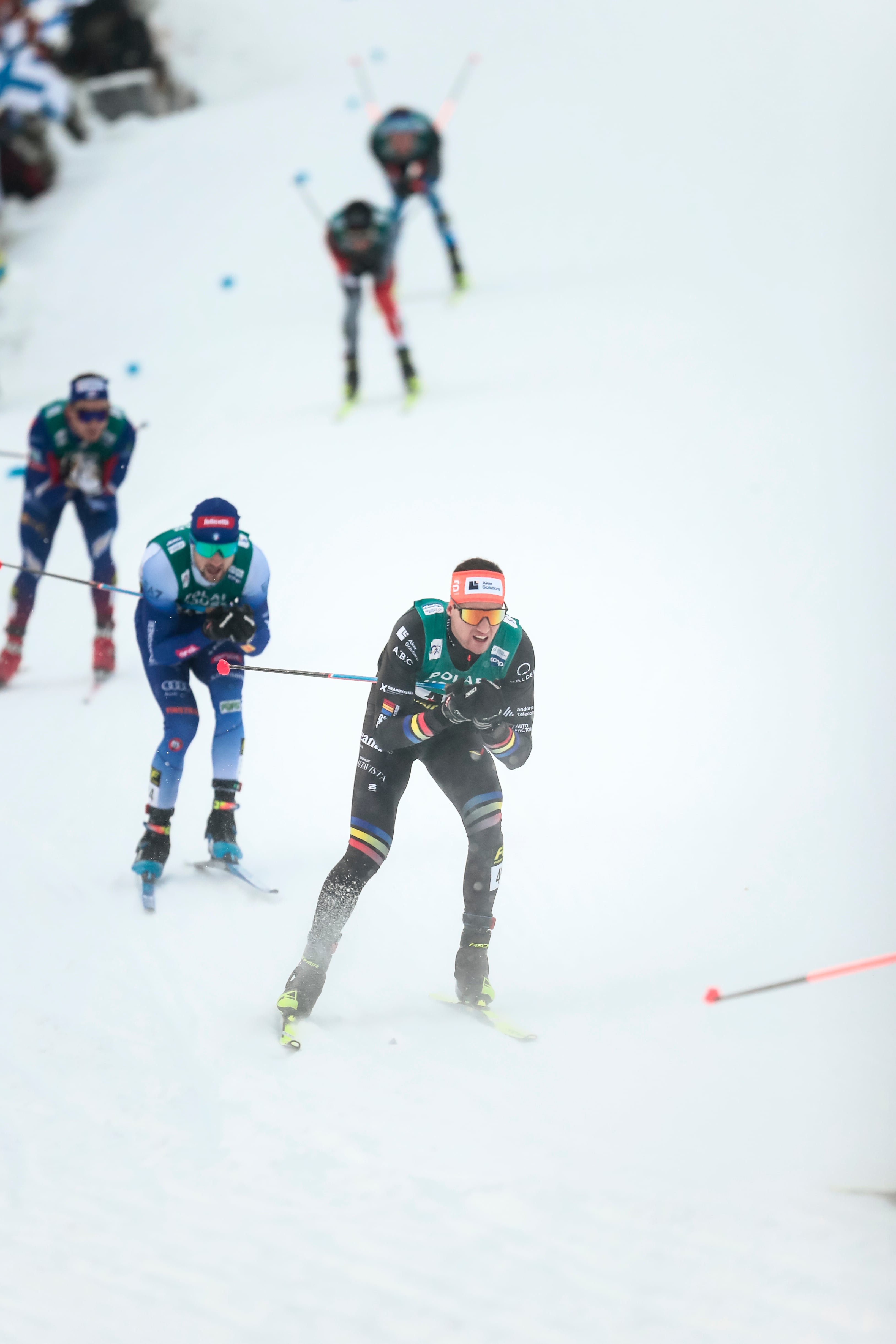 Irineu Esteve a la prova de 20km estil lliure de la Copa del Món disputada a Finlàndia