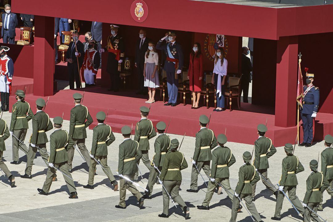 Imagen del último desfile militar en Madrid. 