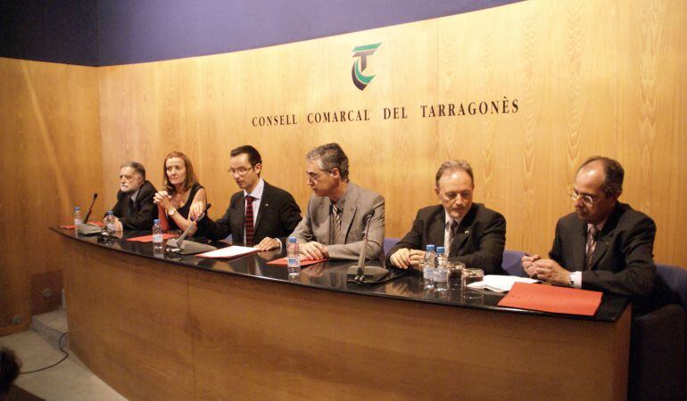 Moment de la constitució del Consell Comarcal al 2011.