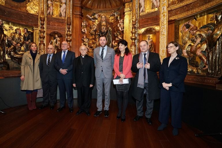 Representantes de las instituciones de Valladolid que avalan la candidatura