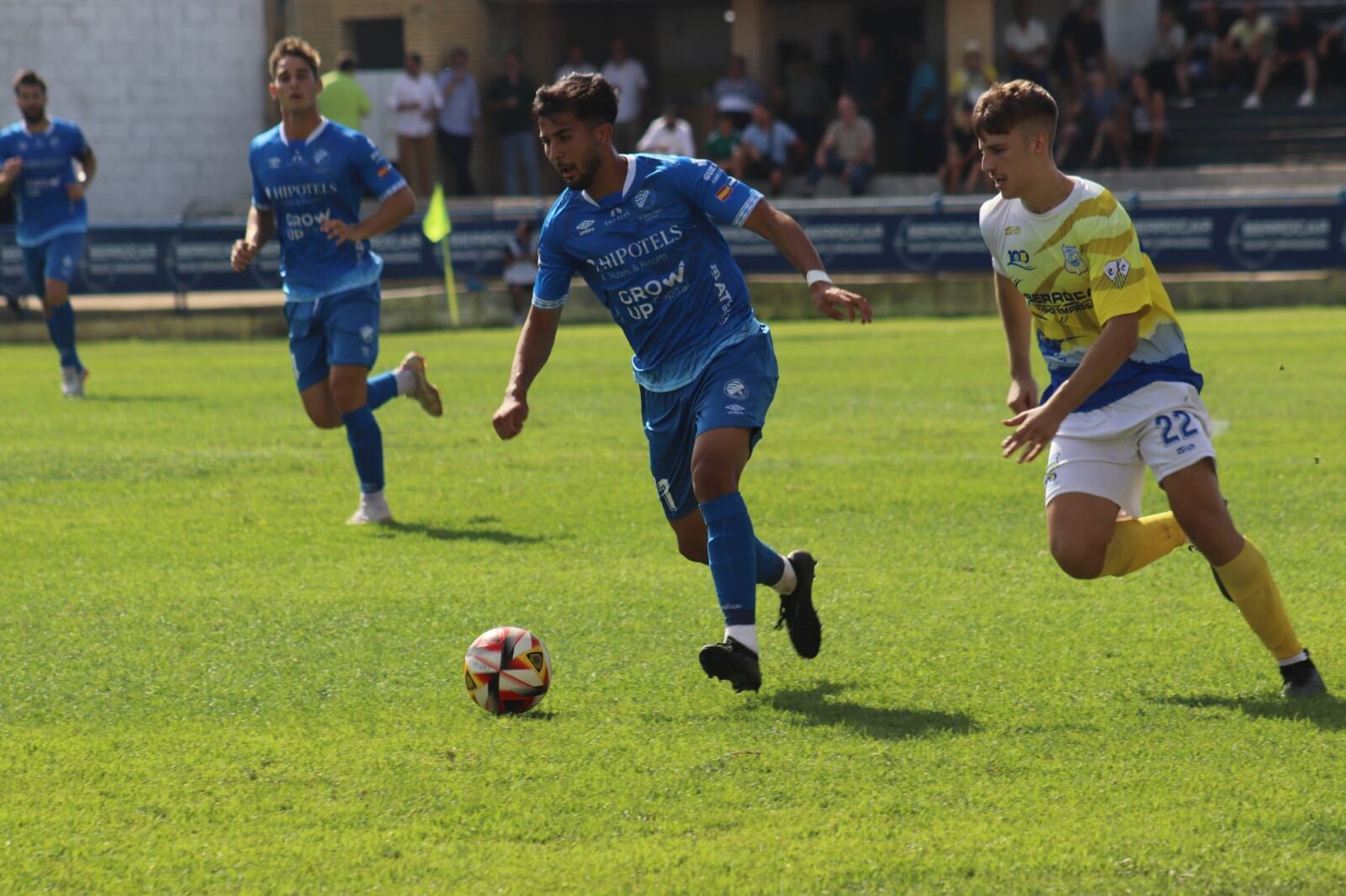 Imagen del partido entre el Xerez DFc y el Coria