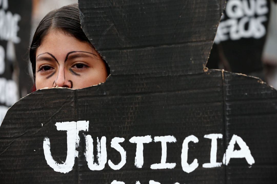 Imagen de las concentraciones con motivo del Día Internacional para la Eliminación de la Violencia contra la Mujer en Quito