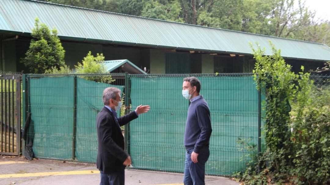 Xabier Iridoy, portavoz de EAJ-PNV en las pistas de tenis de San Marcial-Txingudi