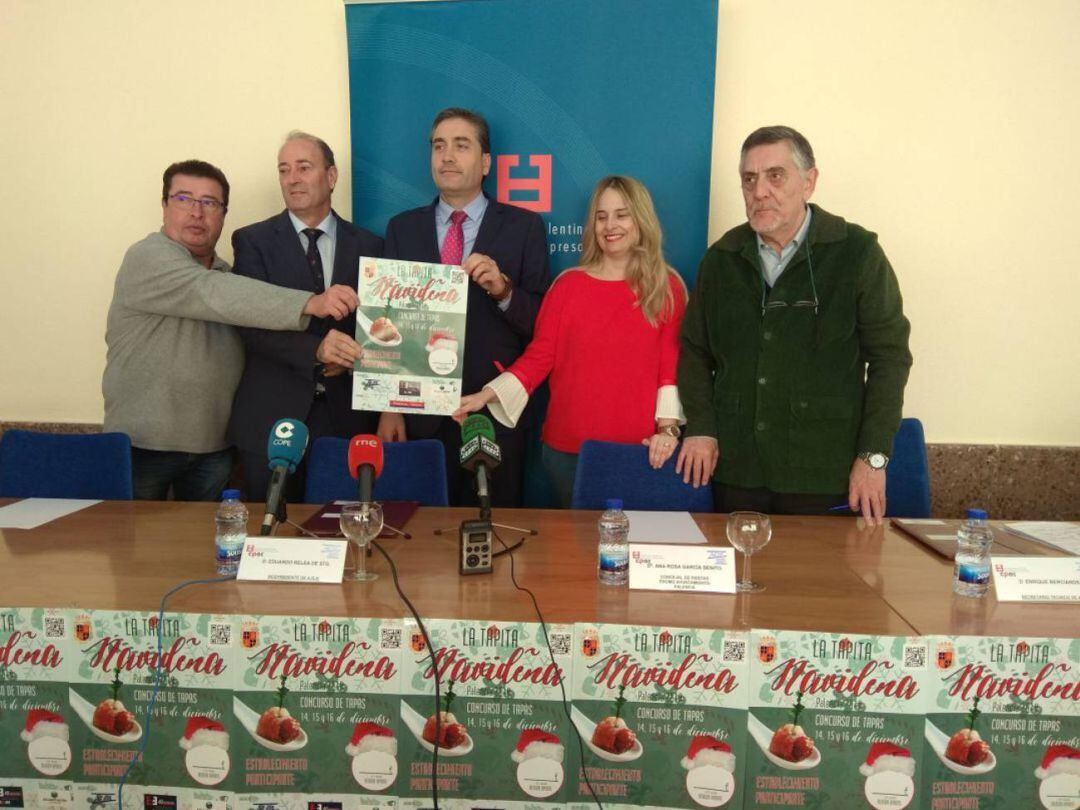 Presentación d ela Tapita Navideña en Palencia