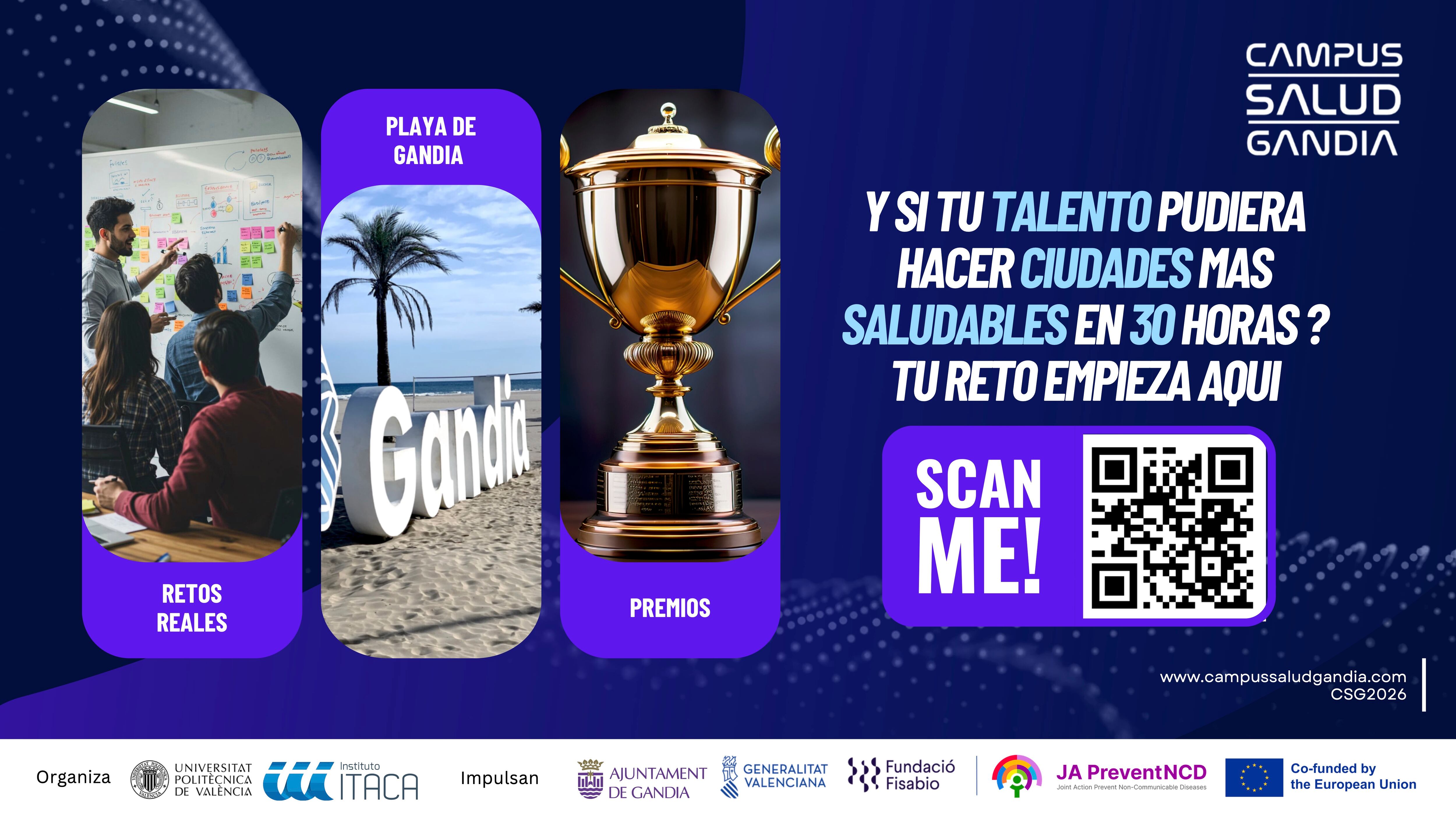 Gandia acoge la cuarta edición del Hackathon Universitario centrado en ciudades saludables