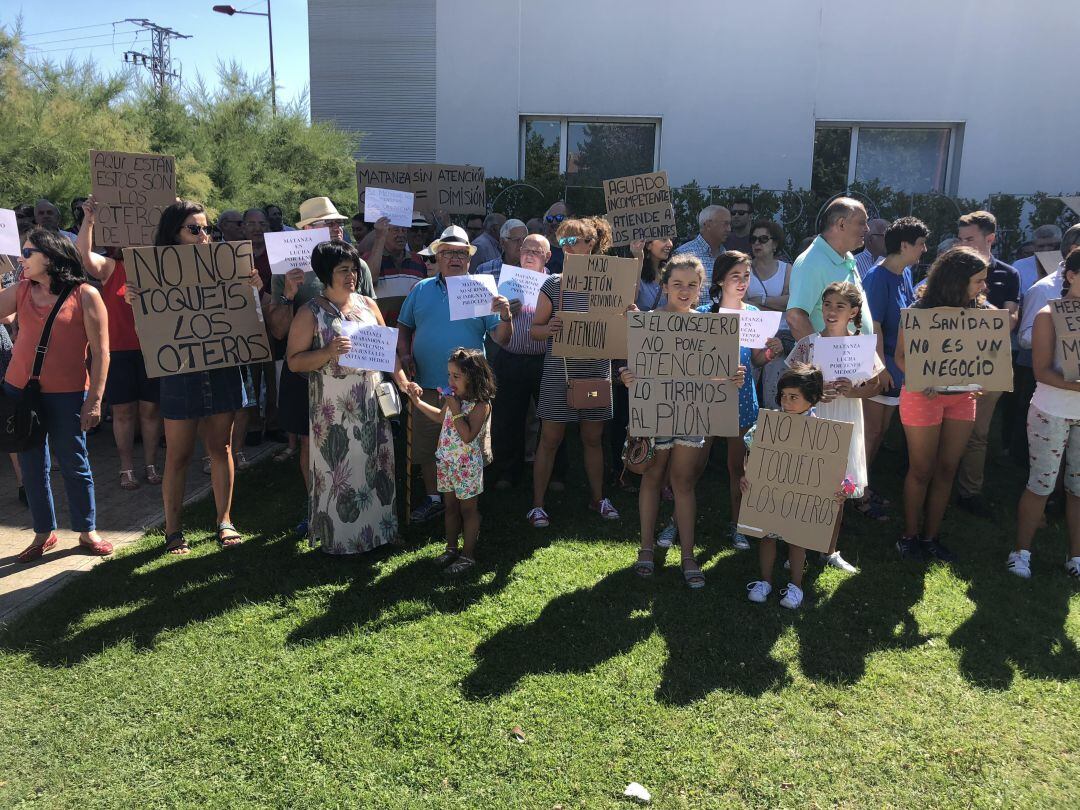 Una de las protestas llevadas a cabo en el medio rural para exigir mejoras sanitarias