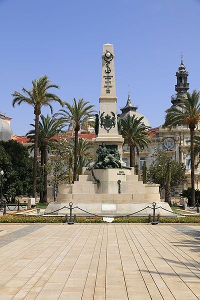 BIC para el Monumento a los Héroes de Santiago de Cuba y Cavite en Cartagena