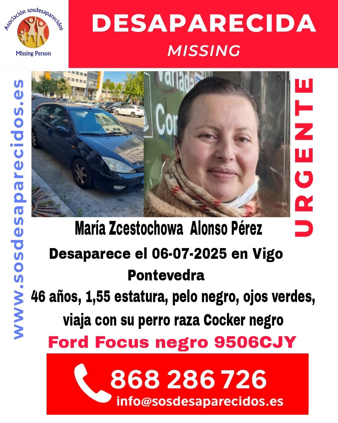 María Zcestochowa Alonso Pérez.