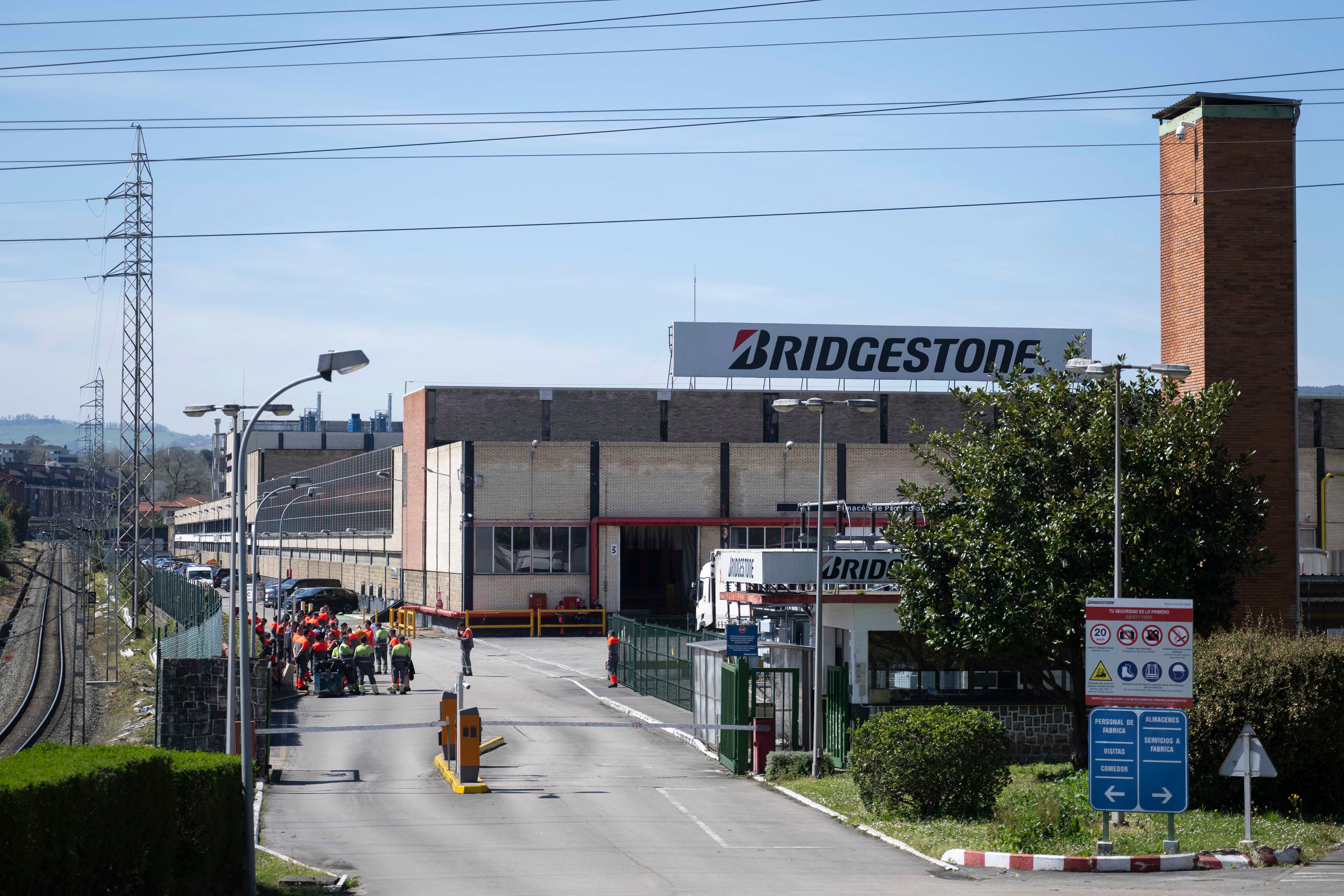 Fábrica de Bridgestone en Puente San Miguel.