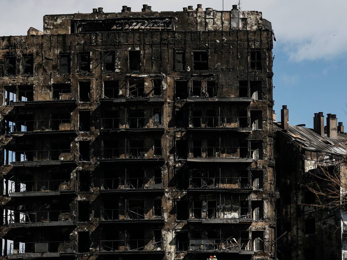 Los materiales del edificio de València ya ardieron en una torre de Madrid en 2020