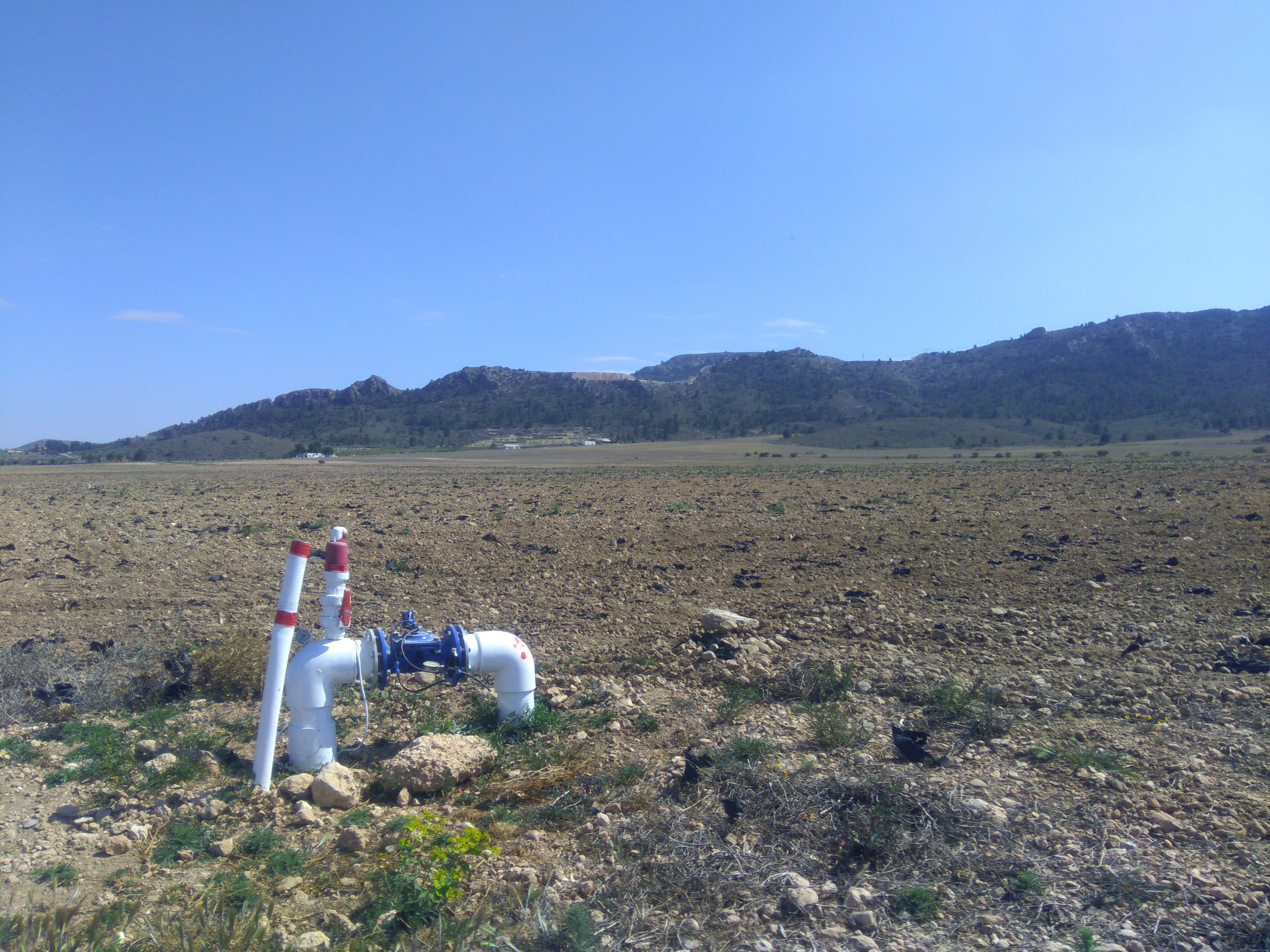 Zona de regadíos en el Noroeste