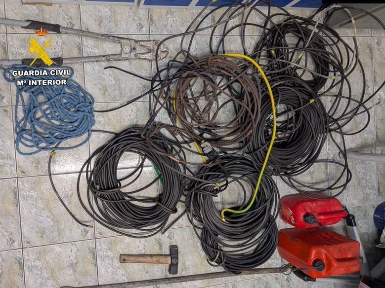 Material que había sido robado