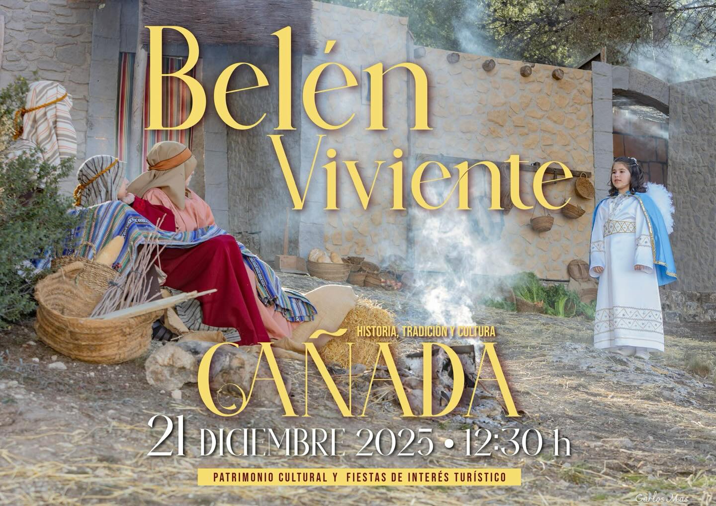 Cartel del belén viviente