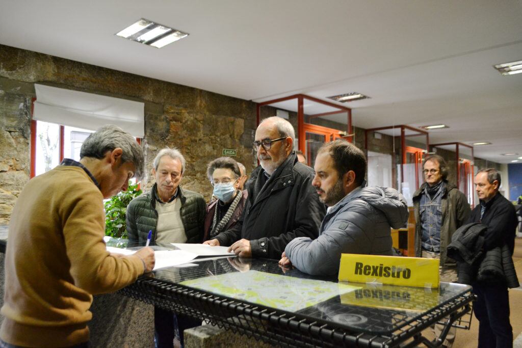 Momento del registro de la iniciativa.