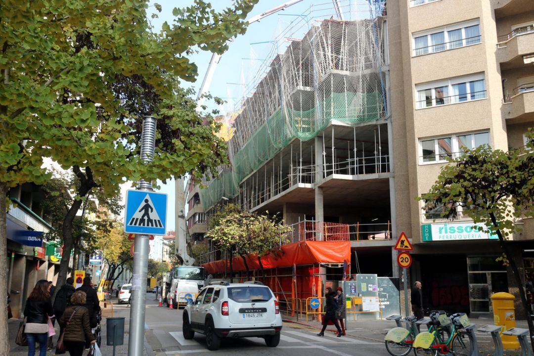 Pisos en construcció a Girona