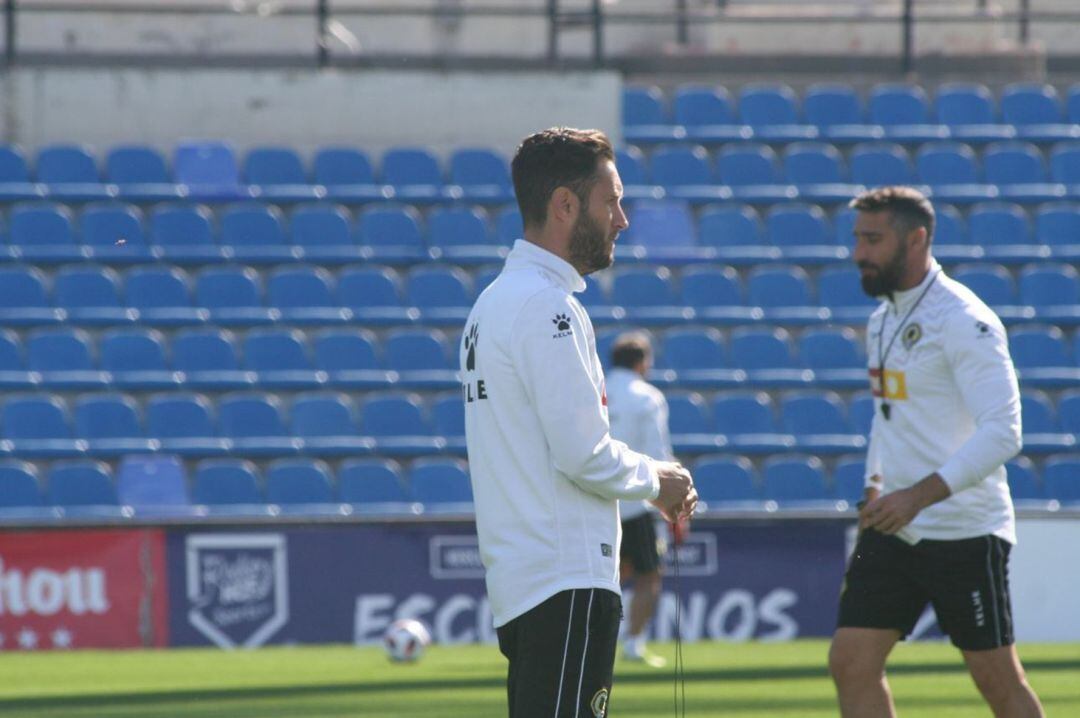 Planagumà, en un entrenamiento del equipo