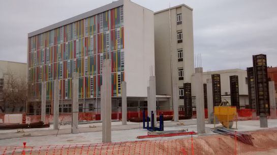 Estat de les obres a dia d'avui.