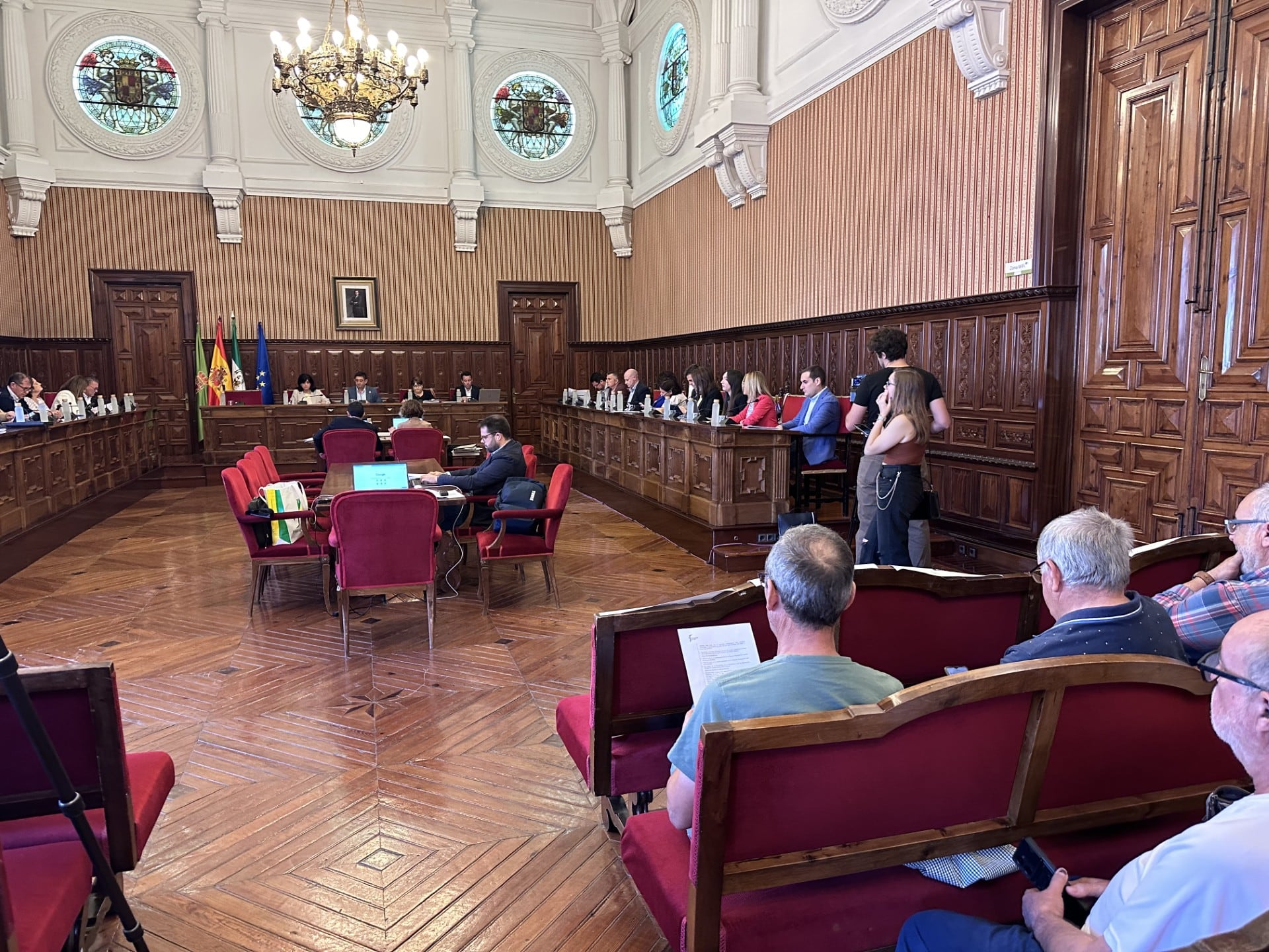 Pleno de la Diputación Provincial de Jaén.