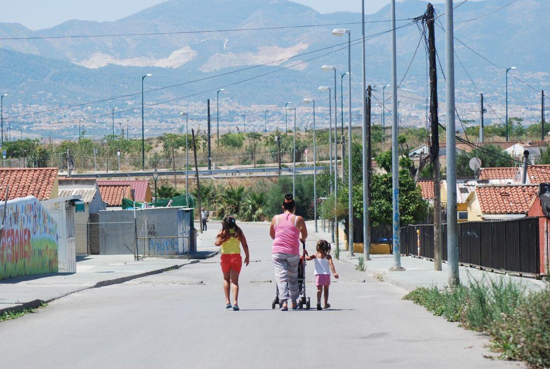 Imagen en el barrio de Asperones