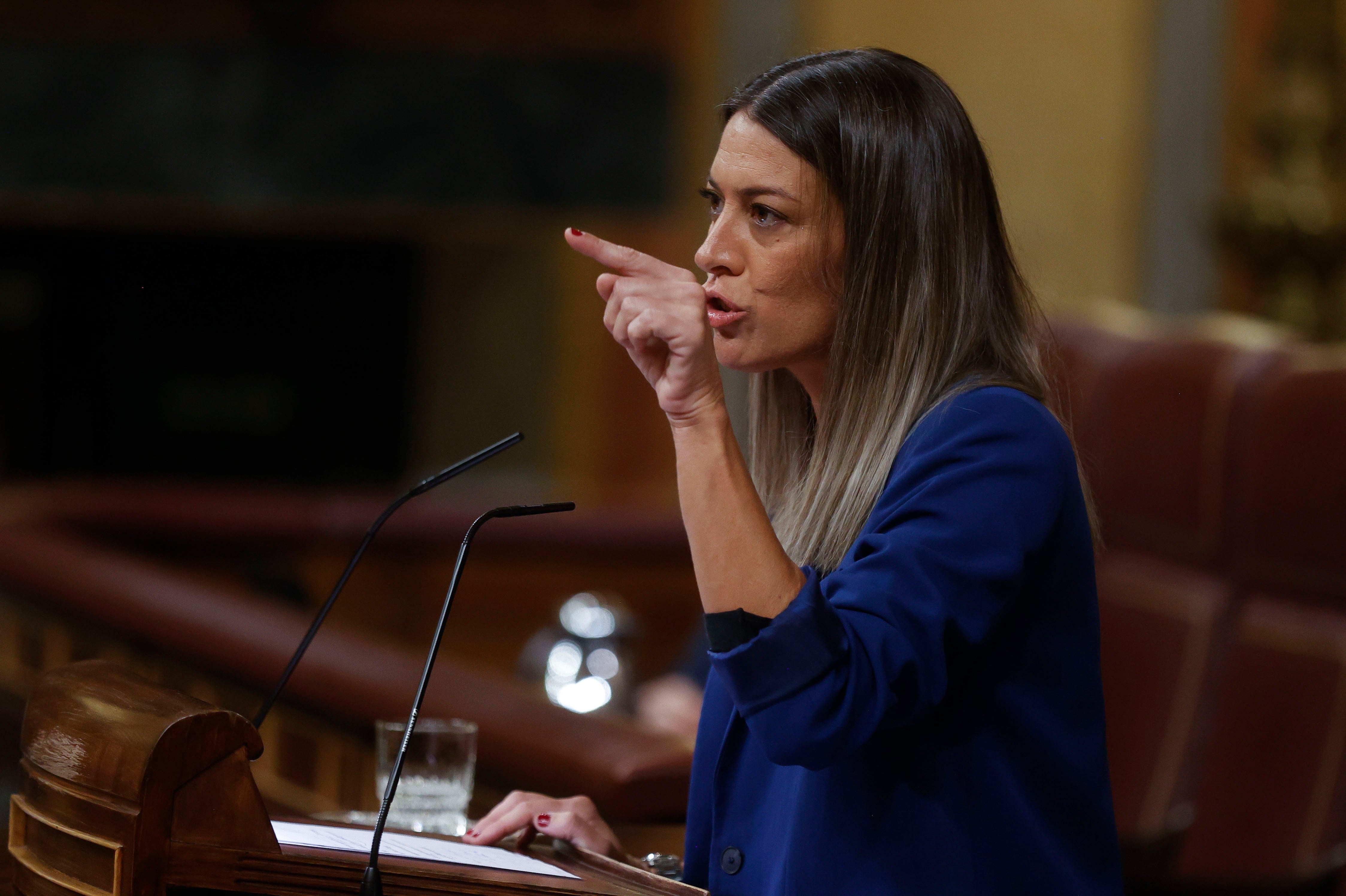 La diputada de JxCat Miriam Nogueras en una imagen en el congreso