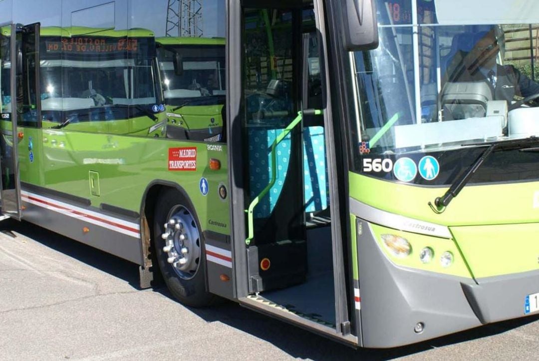 Autobús que presta servicio en Villaviciosa de Odón