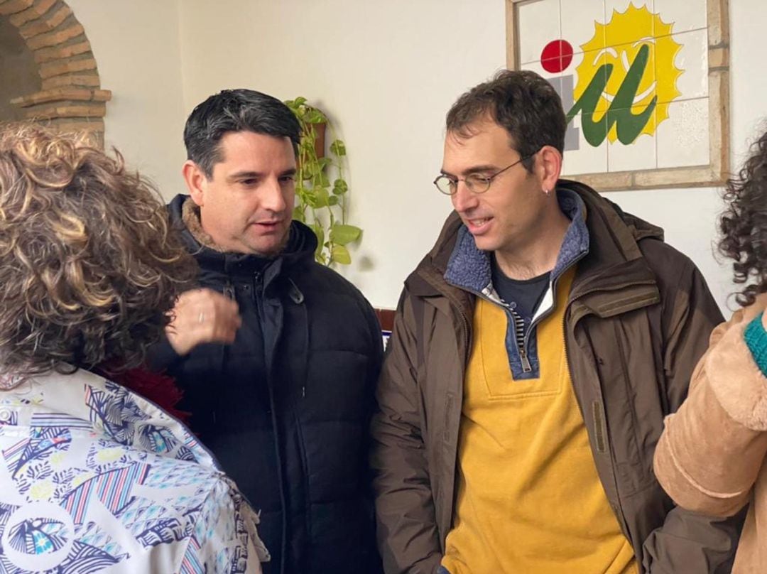 Pedro García junto a Toni Valero