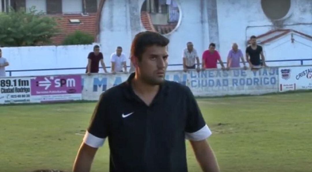 Marcos, en su anterior etapa con el Ciudad Rodrigo.