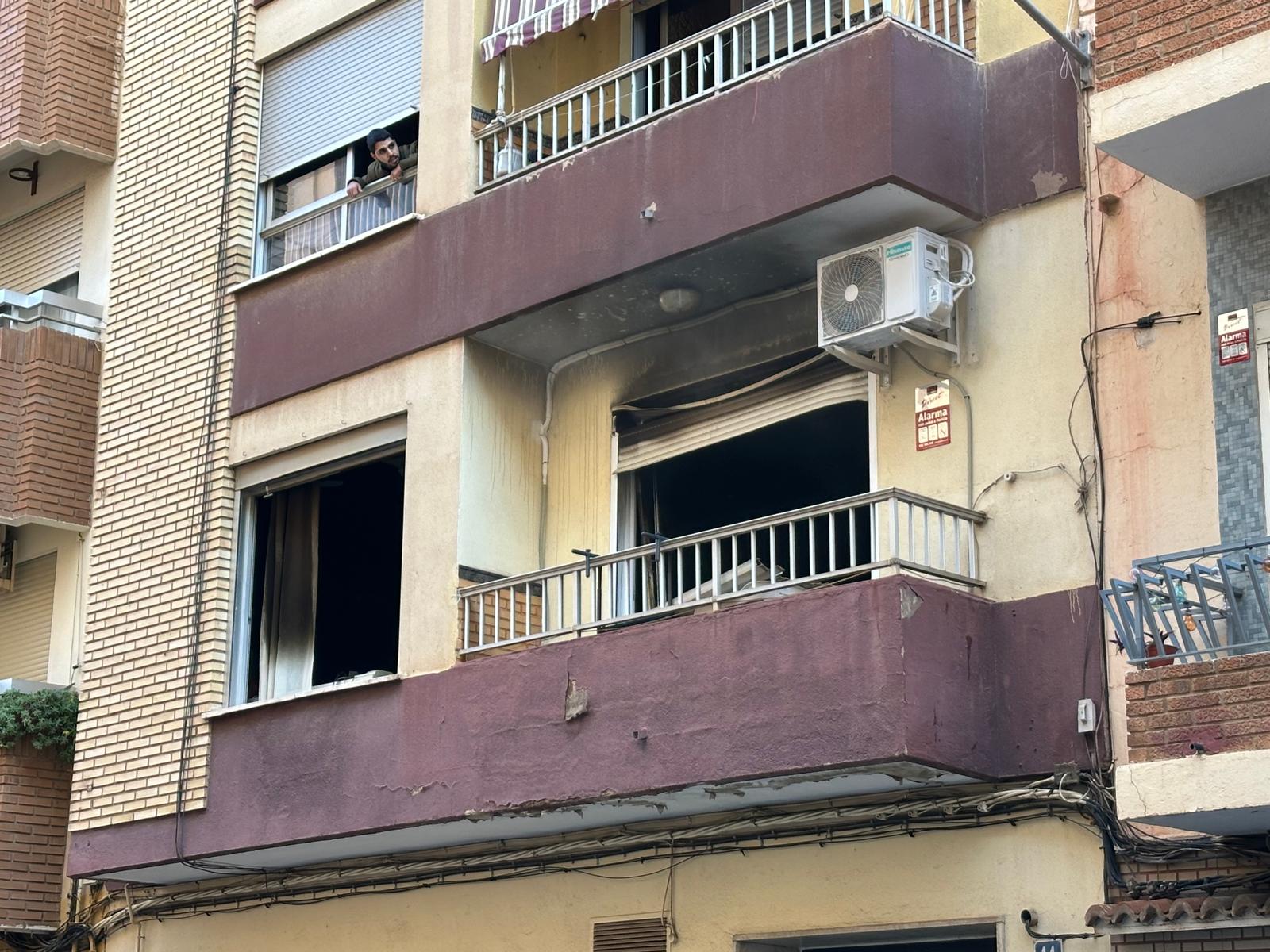 Imagen de la vivienda ubicada en la calle Sedaví de Torrent siniestrada