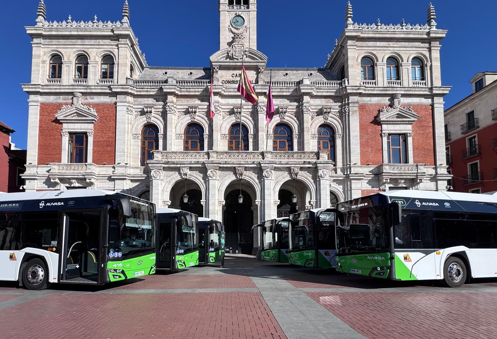 Seis nuevos autobuses en Valladolid
