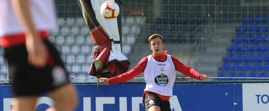 Saúl en un entrenamiento