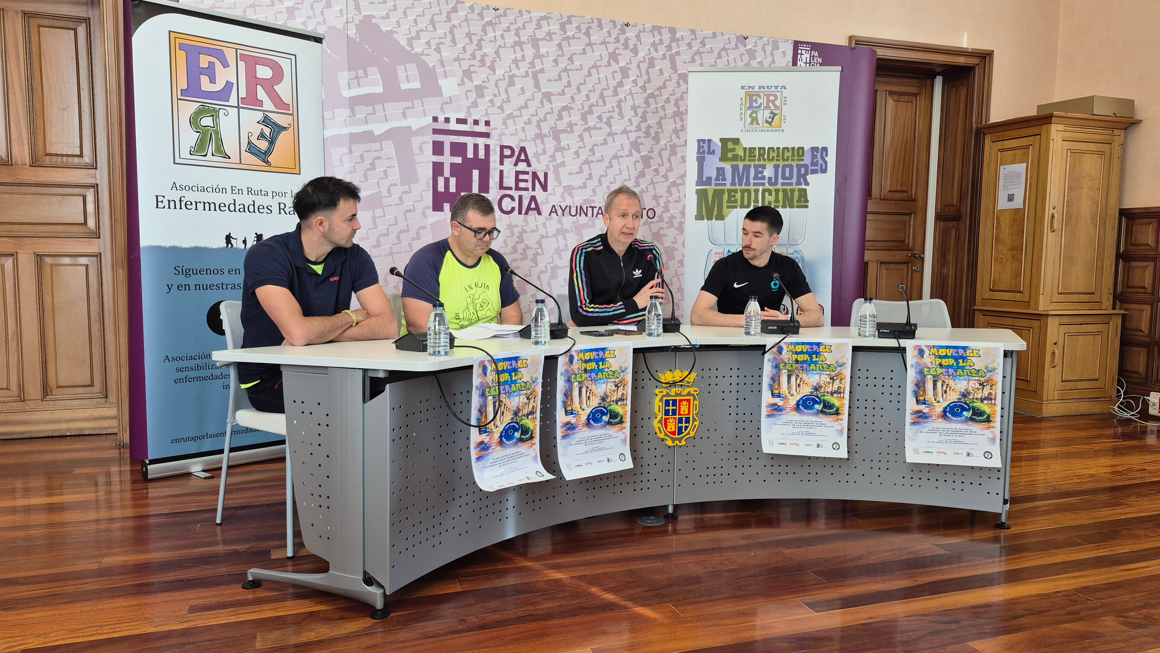 En Ruta por las Enfermedades Raras invita a los palentinos a "Moverse por la Esperanza"