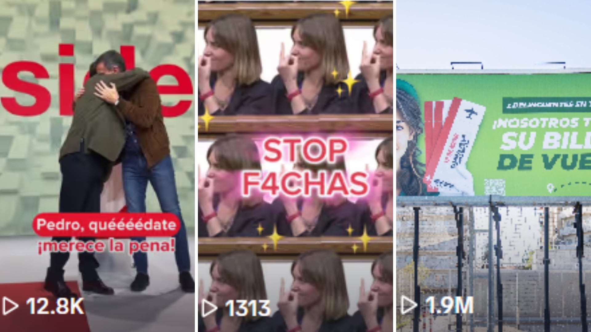 Tik Toks dels candidats del PSC, Comuns i Vox a les eleccions de Catalunya