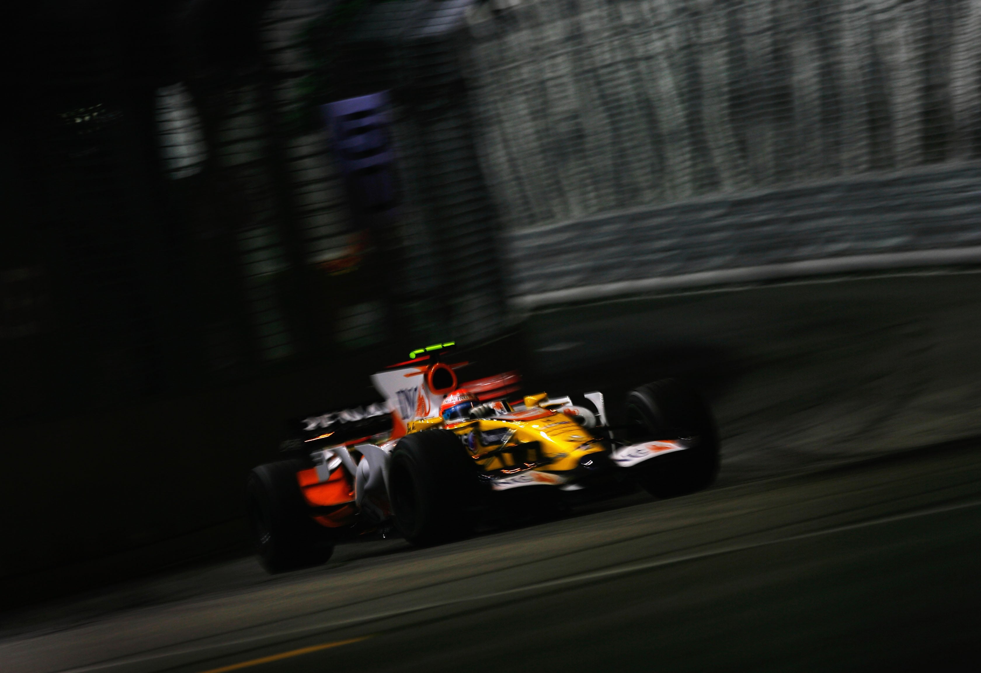 Nelson Piquet, en el circuito de Marina Bay de Singapur, donde pasó todo