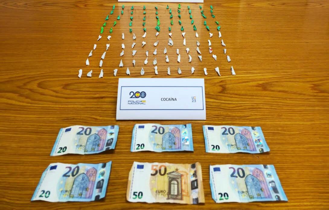 Droga intervenida por la Policía