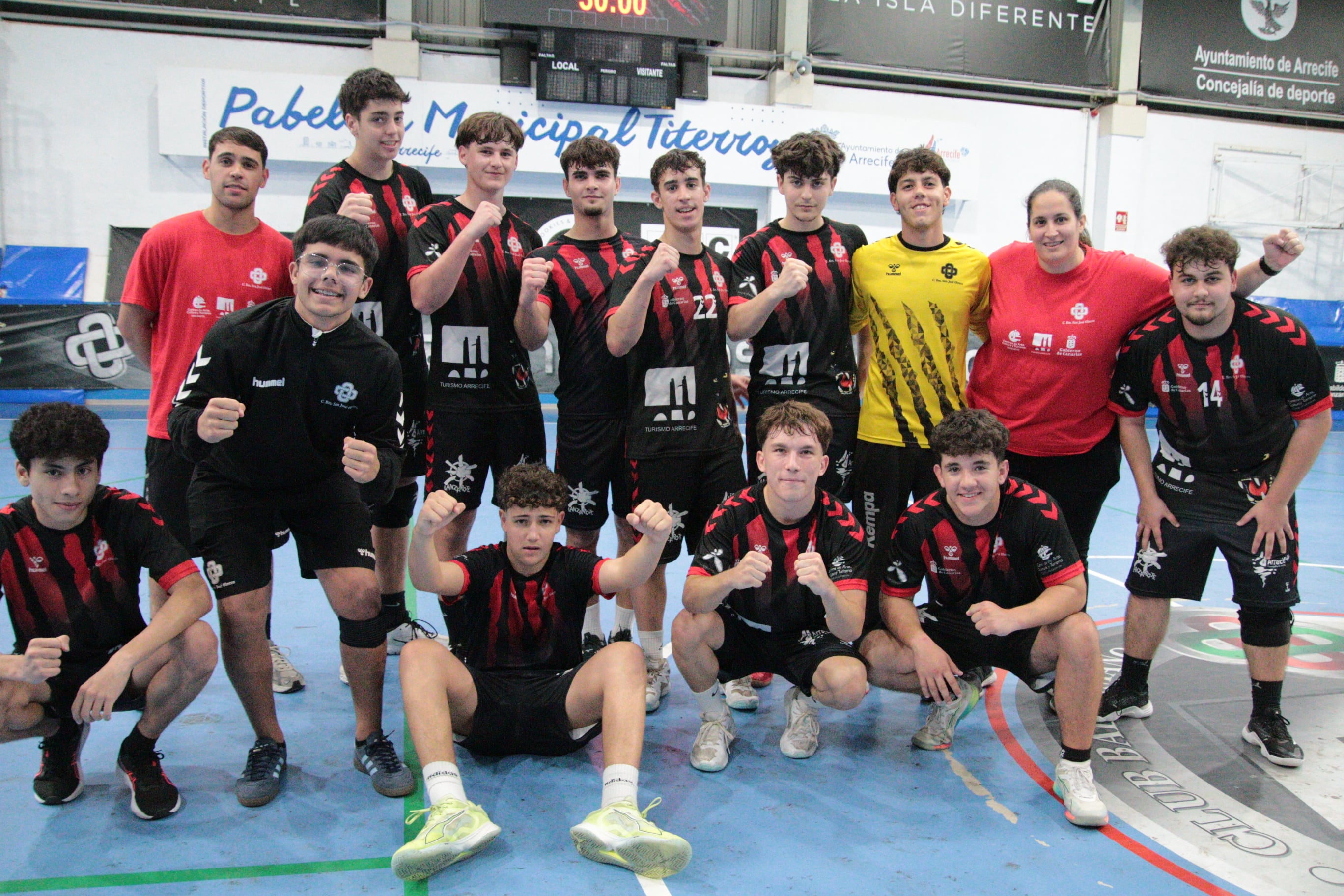Los juveniles del CB San José Obrero, campeones de Lanzarote.