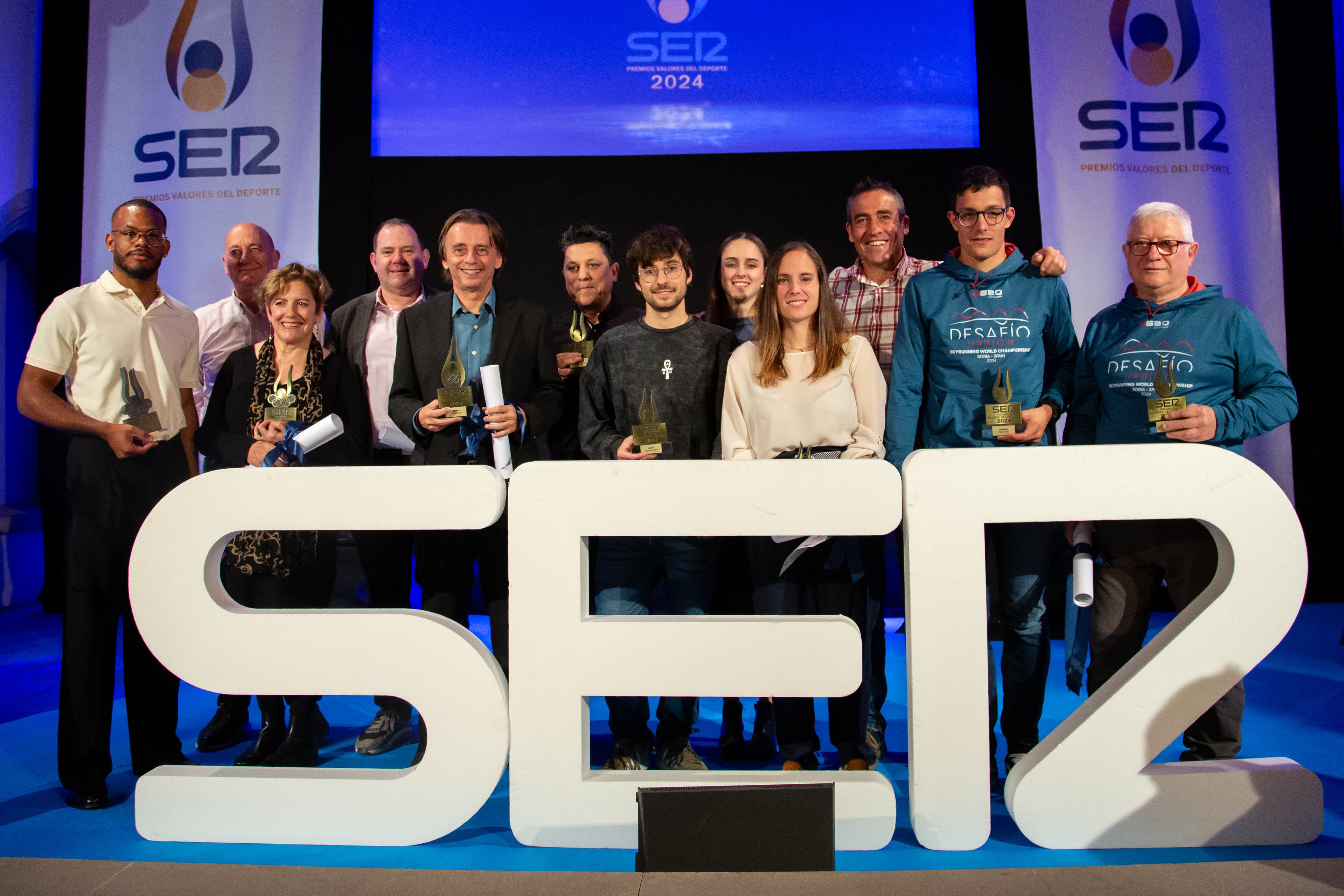 Los premiados en la Gala de 2024.