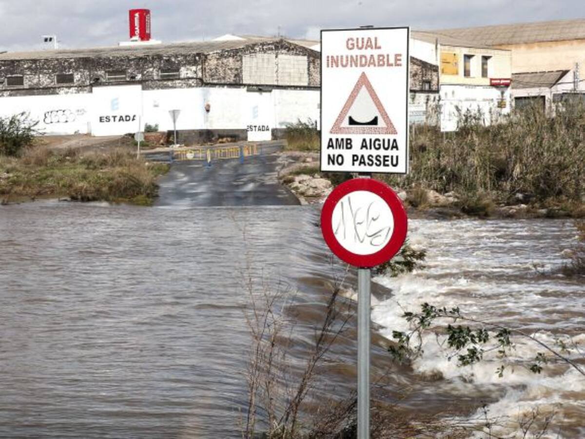 El temporal desborda el Segura, corta carreteras y cierra colegios
