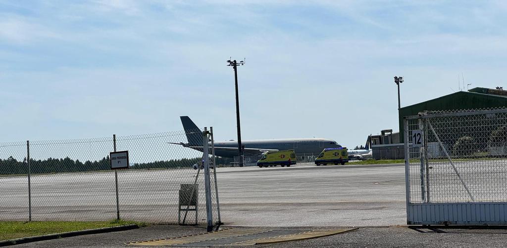 Imagen del avión fletado por Defensa en el que regresaron los supervivientes del Argos Georgia