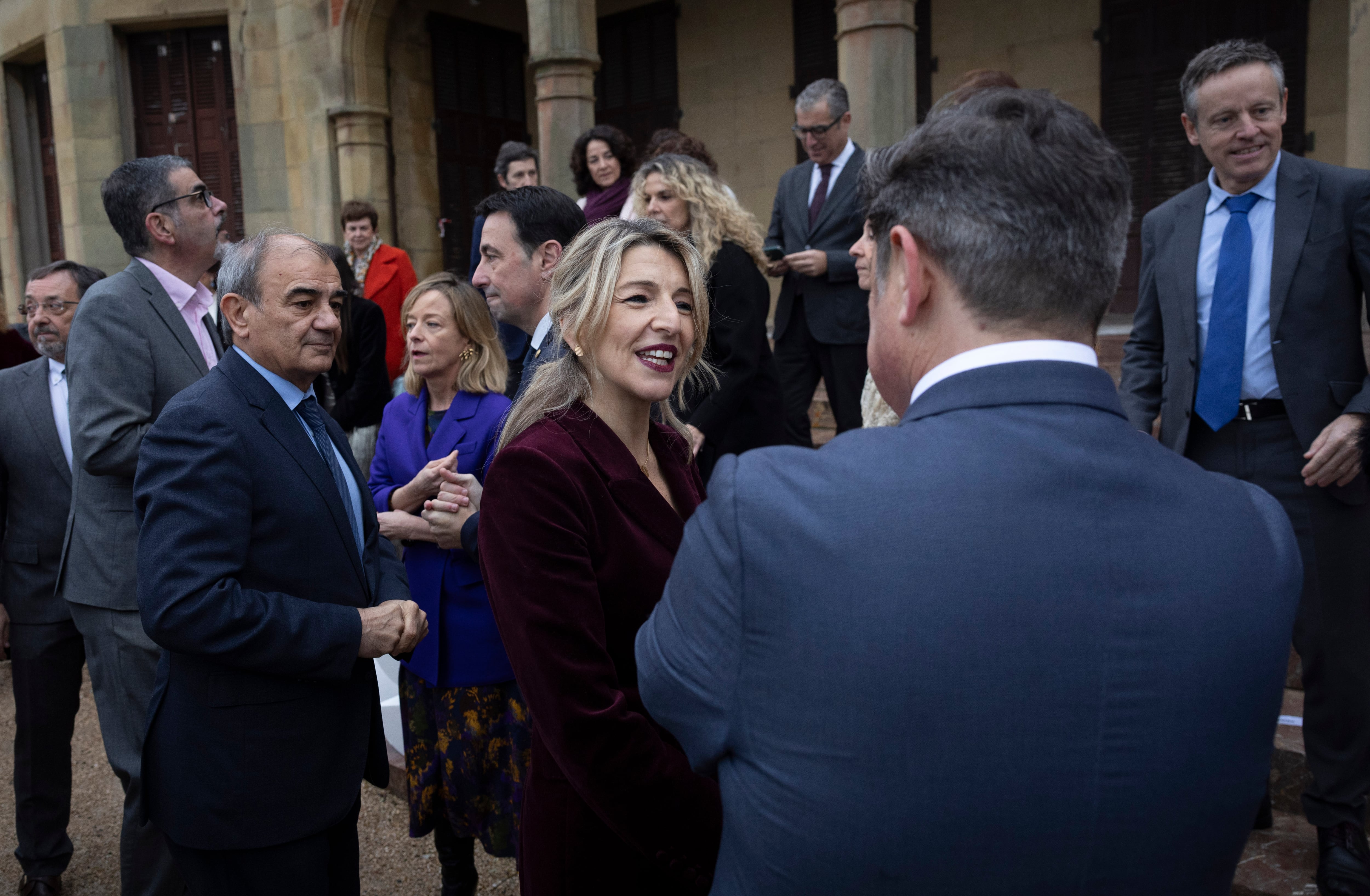 La vicepresidenta segunda y ministra de Trabajo y Economía Social, Yolanda Díaz, ha inaugurado el hub de vanguardia de la economía social, ASSET, en su sede en el Palacio Miramar de San Sebastián.