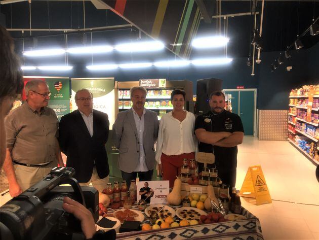 Mateu Morro, Lluis Socies, Alfredo Herraez, Isabel Vicens y Miquel Calent