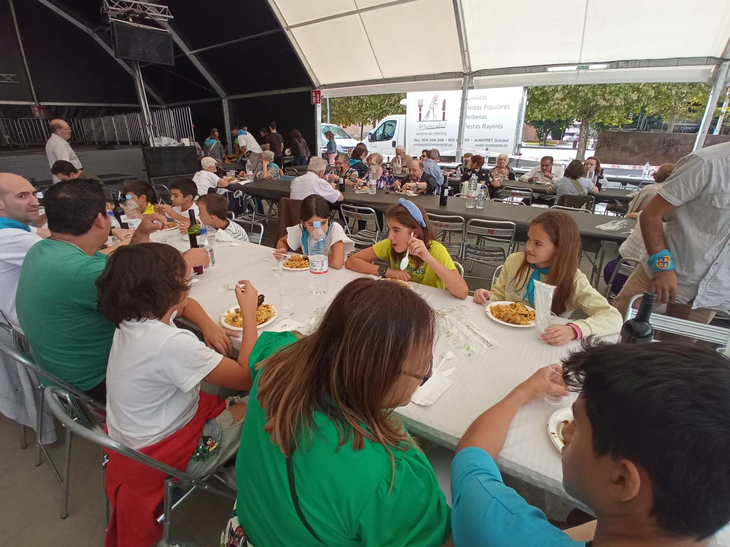 Paella solidaria Monzón