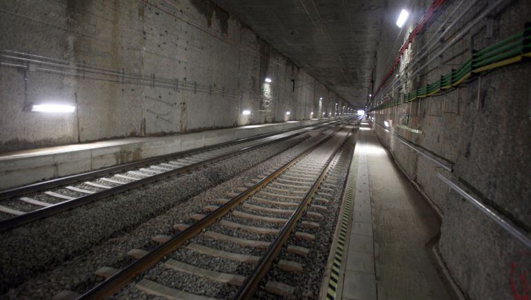 Interior del túnel del Pinar de Antequera