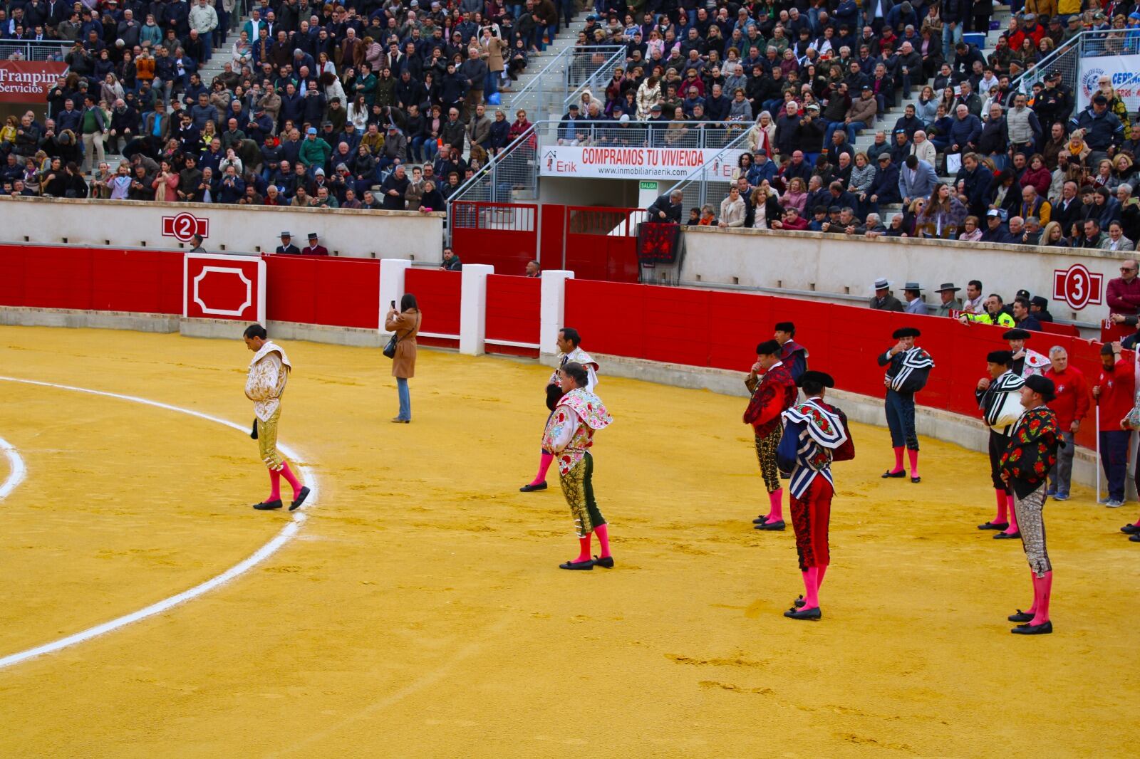 Corrida de toros del pasado mes de marzo en el Coso de Sutullena