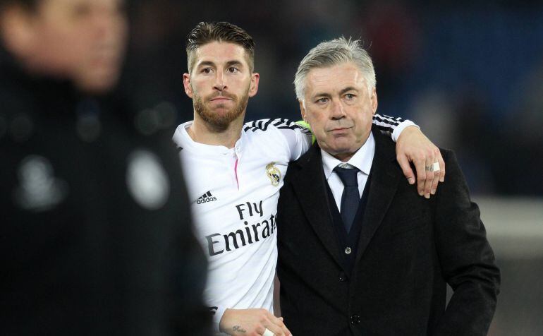 Ramos y Ancelotti