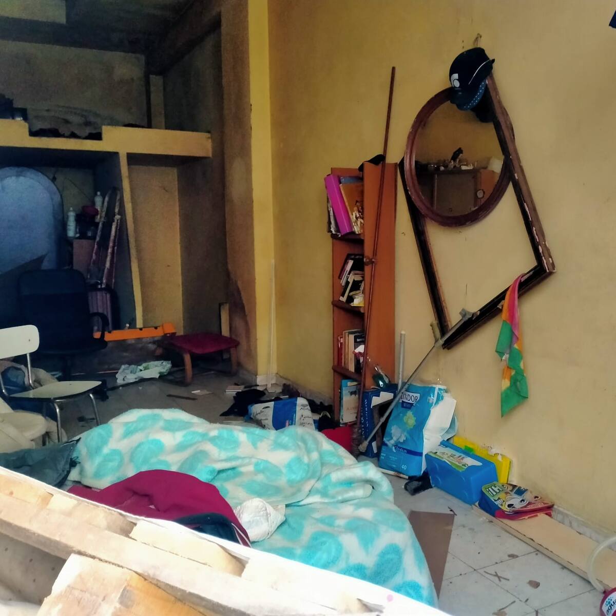 El bajo del Ventorrillo, precintado después de que los inquilinos abandonaran el inmueble