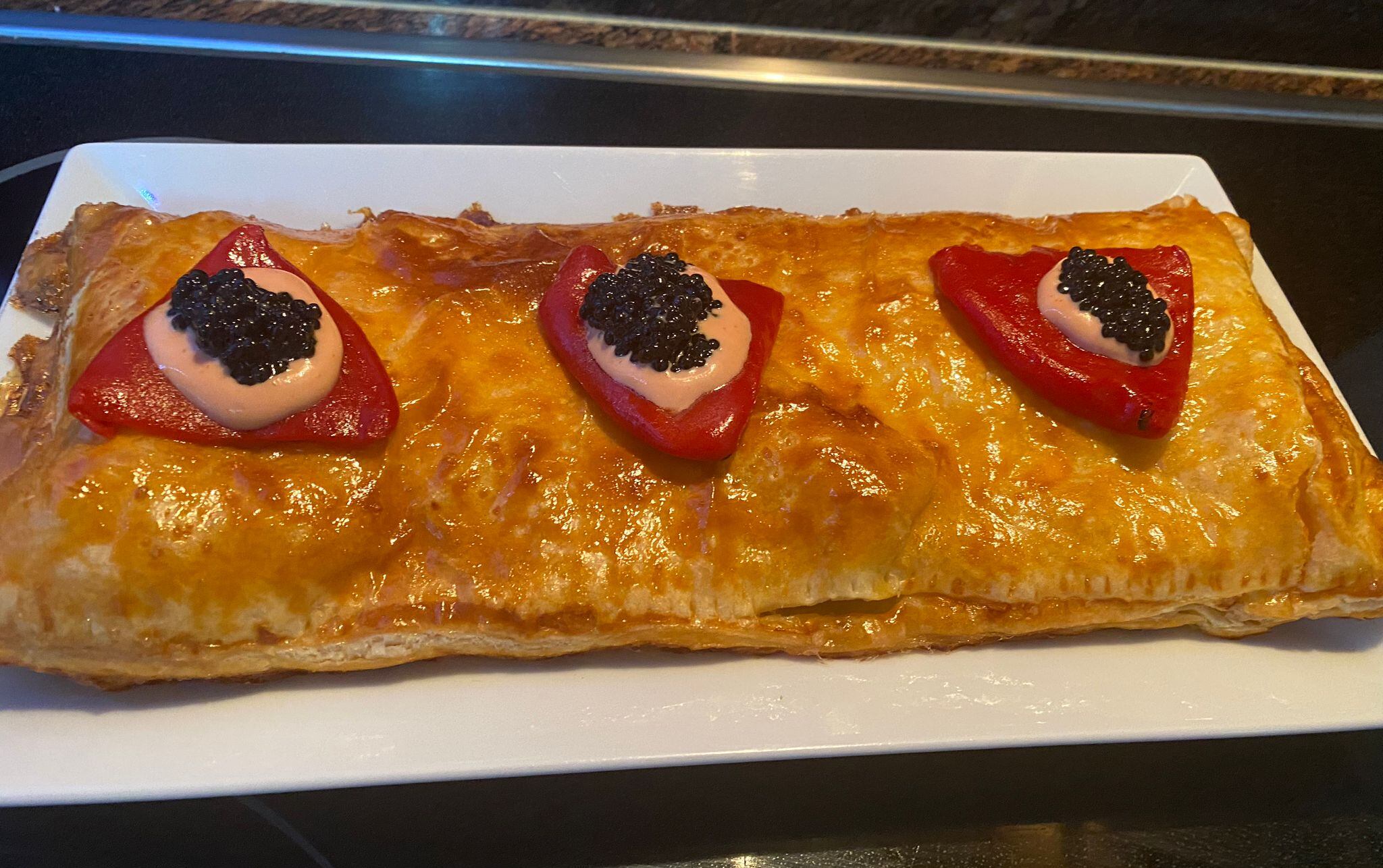 Salmón de hojaldre.