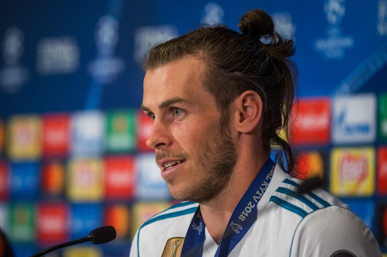 Gareth Bale tras la final de Kiev. 